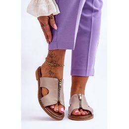 Smėlio spalvos basutės Step in style