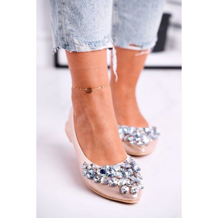 Balerinos su dekoratyviniais akmenukais Step in style