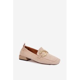 Moteriški mokasinai iš zomšos su 2,5 cm kulnu Step in style