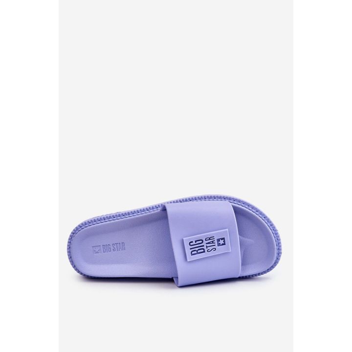 Šlepetės Big Star violetinės spalvos