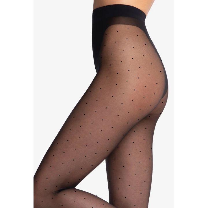 Pėdkelnės su subtiliu raštu iš perdirbto nailono Q-ECO&DOTS