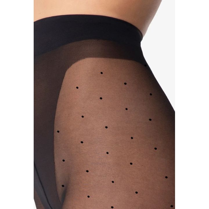 Pėdkelnės su subtiliu raštu iš perdirbto nailono Q-ECO&DOTS