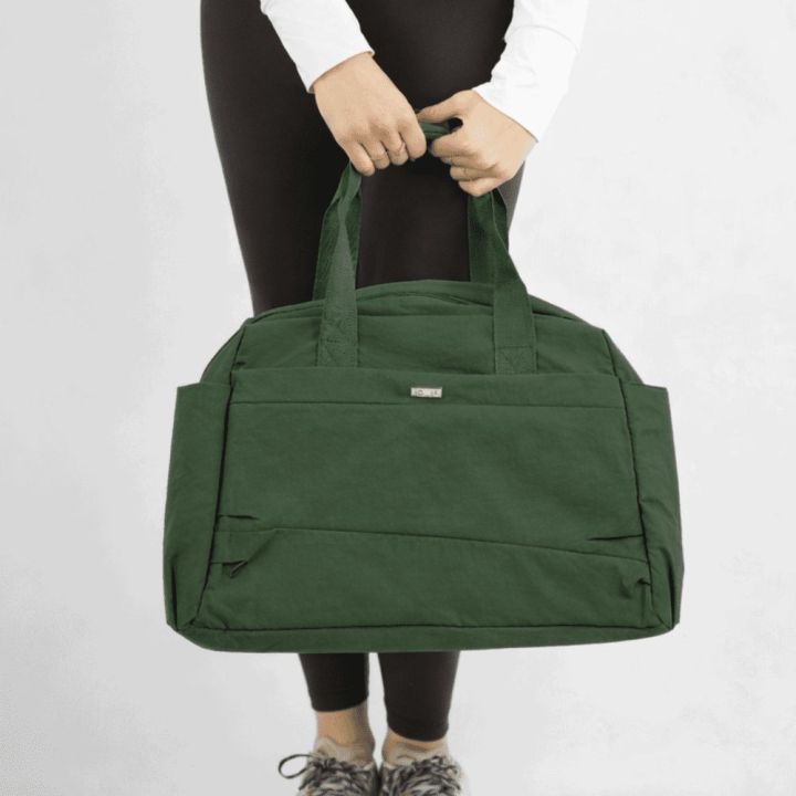 Moteriška pilates rankinė 46×28×21 cm chaki spalvos Solier