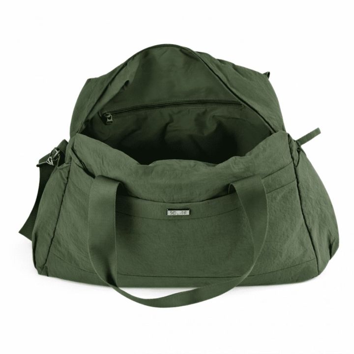 Moteriška pilates rankinė 46×28×21 cm chaki spalvos Solier