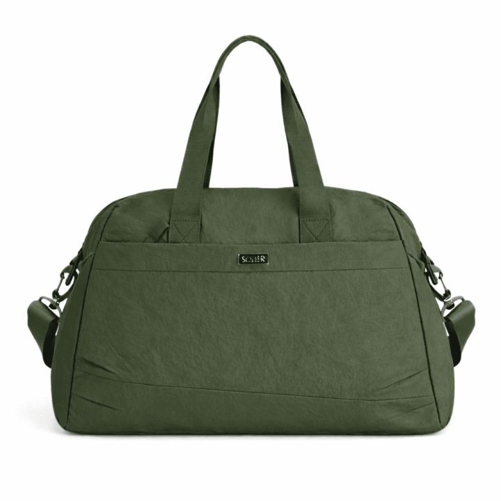 Moteriška pilates rankinė 46×28×21 cm chaki spalvos Solier