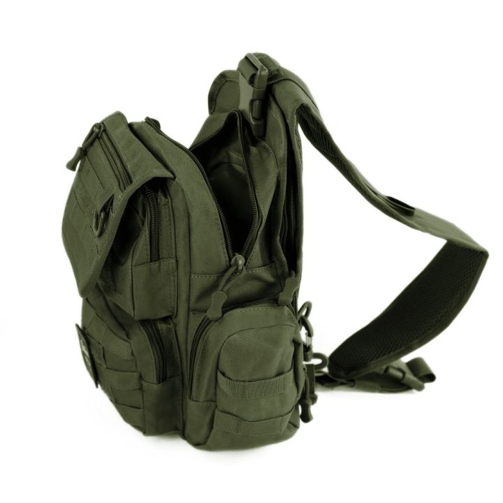 Moteriška kuprinė per petį iš Cordura žalia Solier