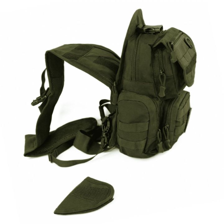 Moteriška kuprinė per petį iš Cordura žalia Solier