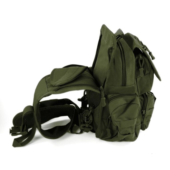 Moteriška kuprinė per petį iš Cordura žalia Solier
