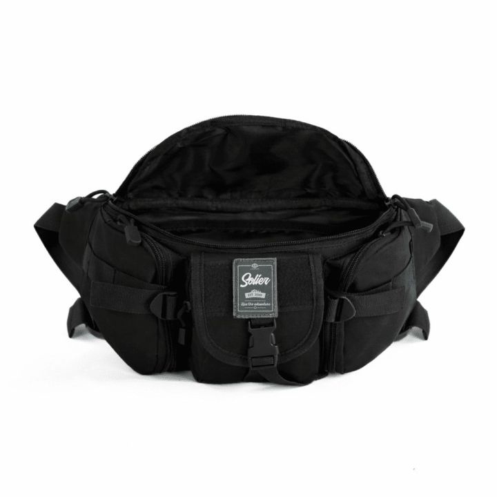 Moteriška juosmens rankinė iš Cordura 500D su daug skyrių Solier