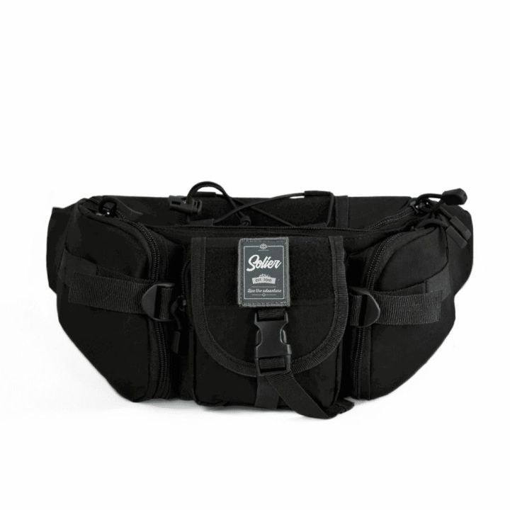 Moteriška juosmens rankinė iš Cordura 500D su daug skyrių Solier