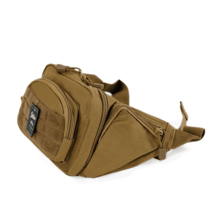 Moteriška juosmeninė rankinė iš Cordura, chaki spalvos Solier