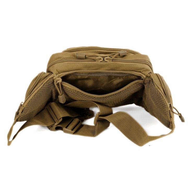 Moteriška juosmeninė rankinė iš Cordura, chaki spalvos Solier