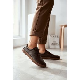 Moteriški odiniai pusbačiai barefoot rudi Zazoo