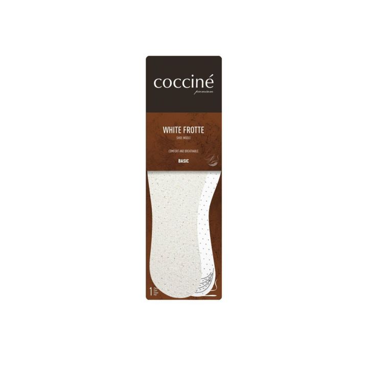 Vidpadis Coccine White Frotte putų ant latekso
