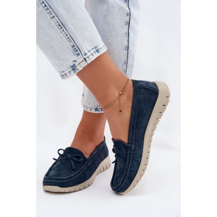 Moteriški nubukiniai mokasinai Vinceza Step in Style