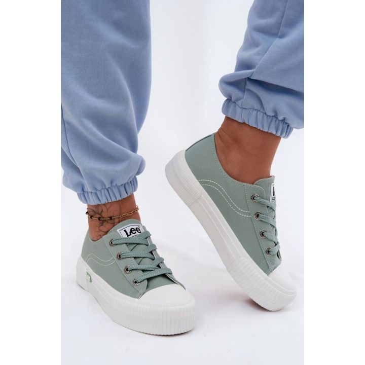 Moteriški sporto ir laisvalaikio bateliai ant platformos Lee Isla C Women Low, mėtų