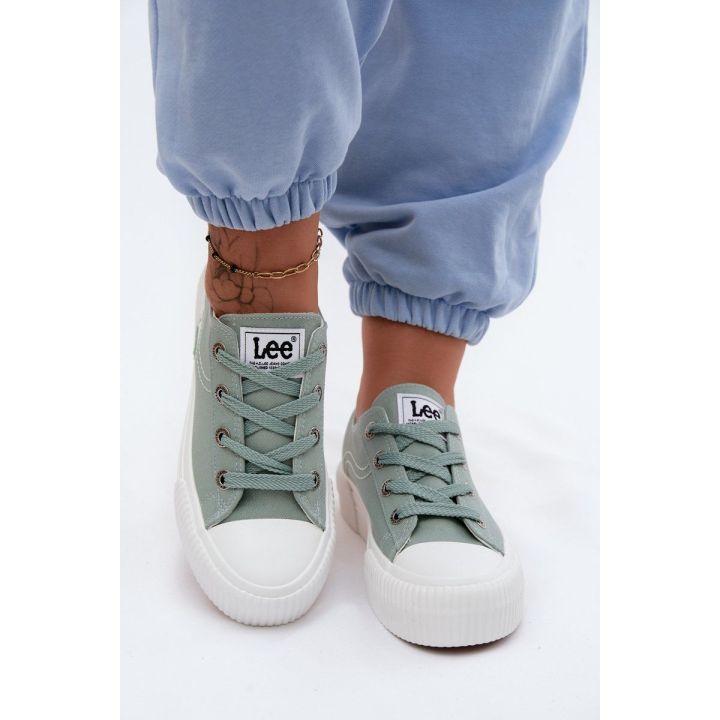 Moteriški sporto ir laisvalaikio bateliai ant platformos Lee Isla C Women Low, mėtų