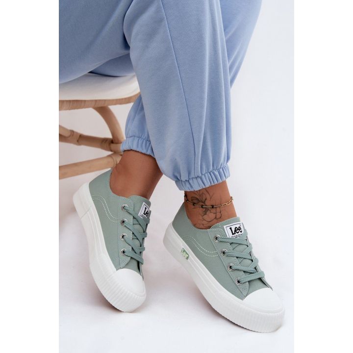 Moteriški sporto ir laisvalaikio bateliai ant platformos Lee Isla C Women Low, mėtų