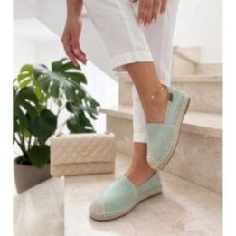 Moteriškos žalios espadrilės su platforma Maxwell