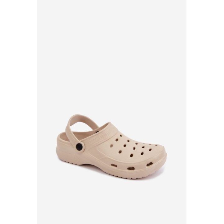Moteriškos putplasčio klumpės, smėlio spalvos