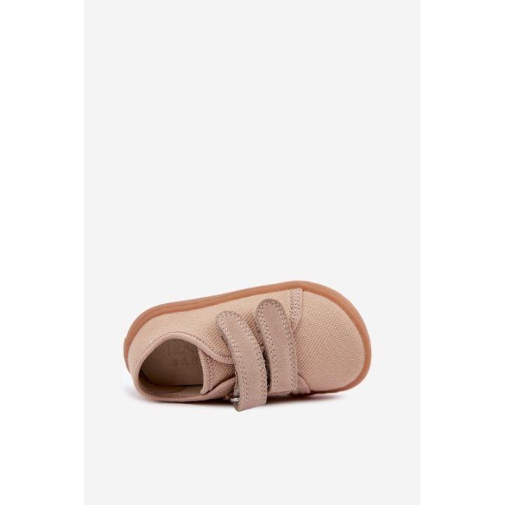 Vaikiškos barefoot šlepetės Froddo, smėlio spalvos