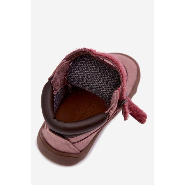 Vaikiški odiniai aulinukai barefoot, rožiniai