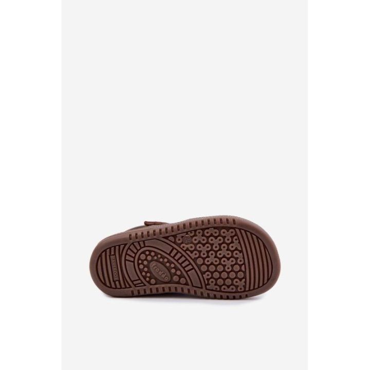 Vaikiški barefoot bateliai Froddo, rudi