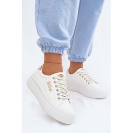 Lee Cooper moteriški platforminiai kedai, balti