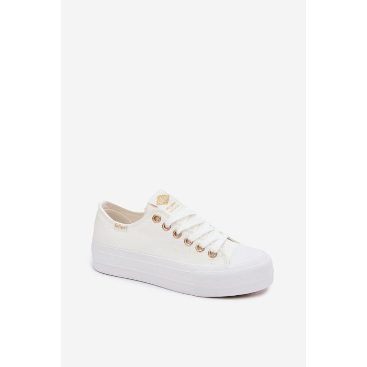 Moteriški platforminiai kedai Lee Cooper, balti
