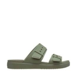 Moteriškos šlepetės Crocs Brooklyn Buckle Low, žalios, 38–39