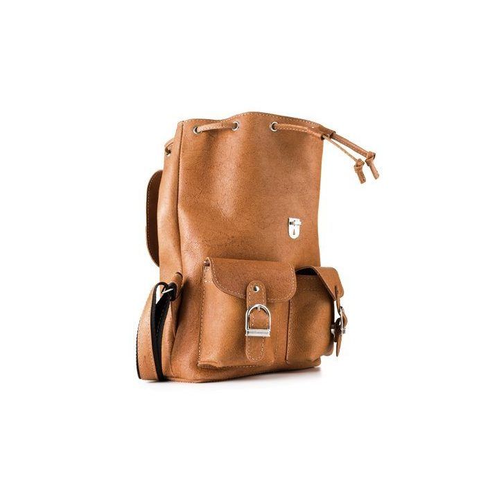 Retro odinė kuprinė TC13 camel