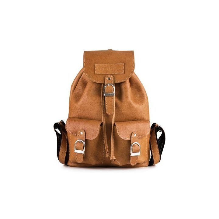 Retro odinė kuprinė TC13 camel