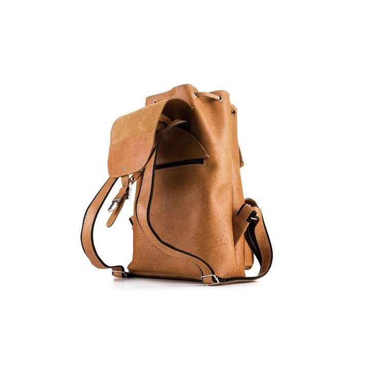 Retro odinė kuprinė TC13 camel