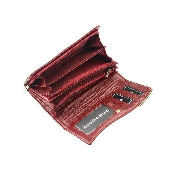 Moteriška piniginė iš natūralios odos Gregorio