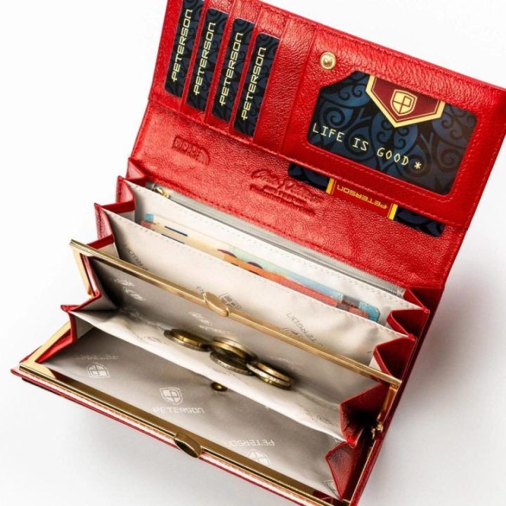 Moteriška natūralios odos piniginė Peterson