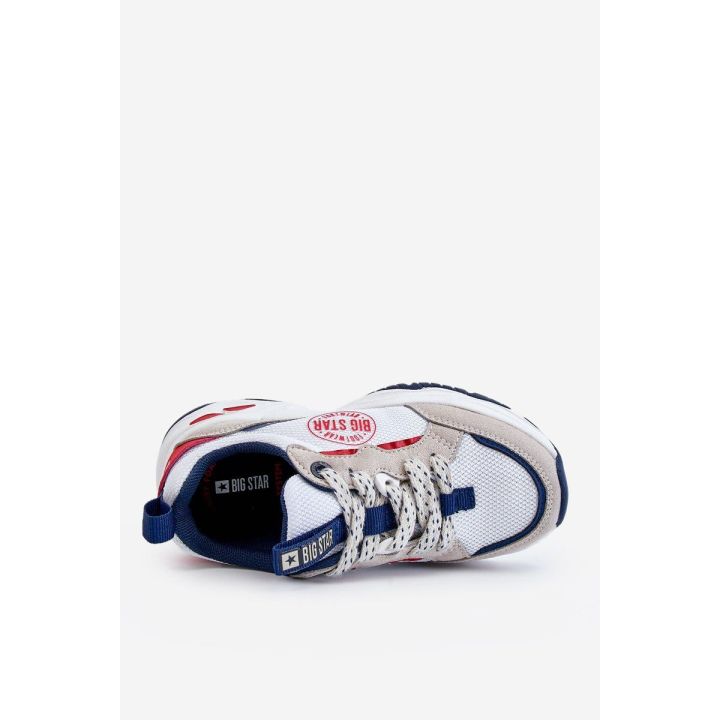 Vaikiški sportiniai batai Memory Foam System Big Star Balti