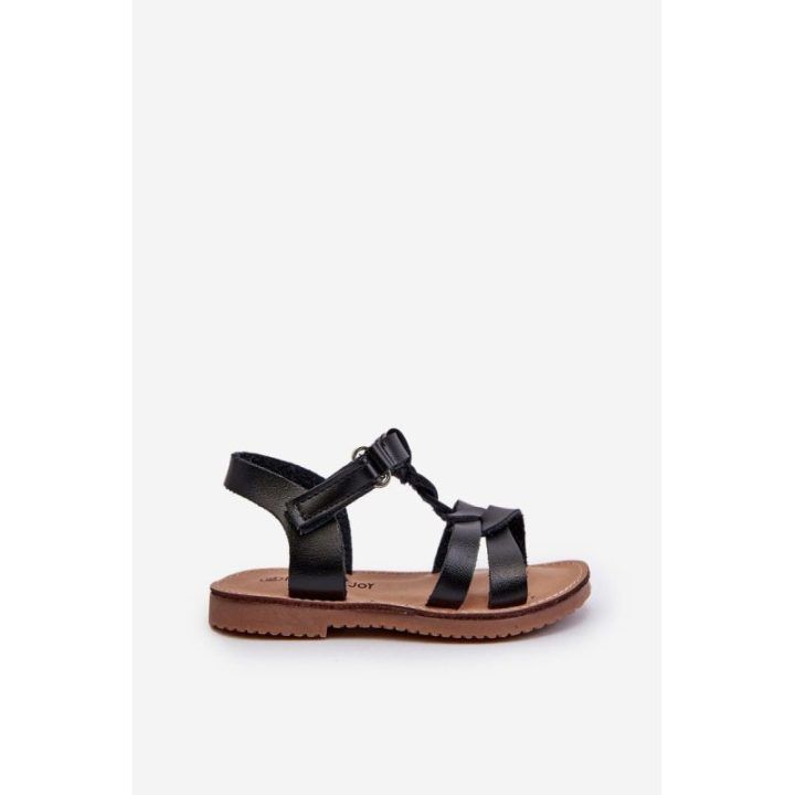 Vaikiški Sarniema sandalai su Velcro užsegimu, juodi