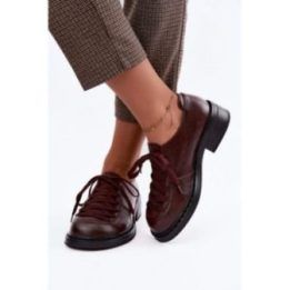 Bordo spalvos aulinukai su raišteliais Step in style