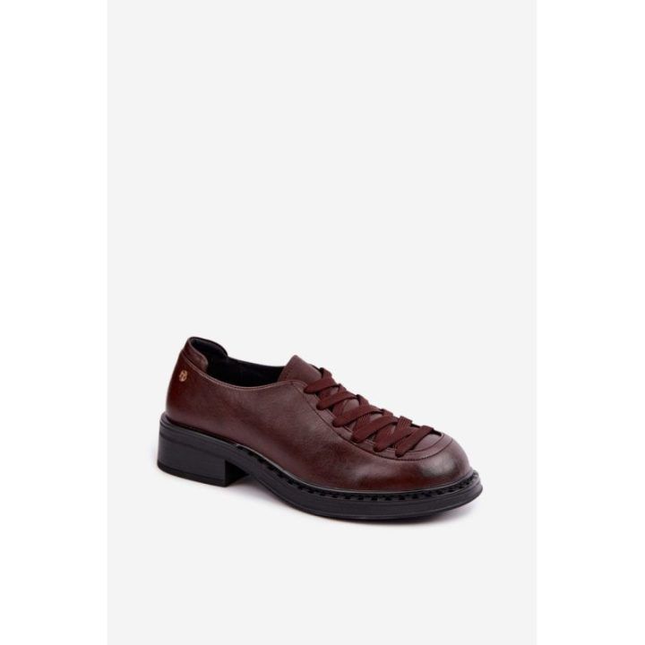 Bordo spalvos aulinukai su raišteliais Step in style
