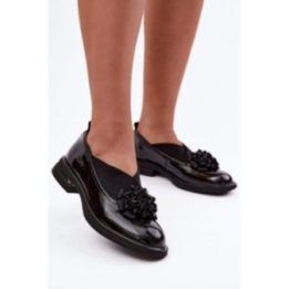 Juodi aulinukai su dekoratyvine detale Step in style