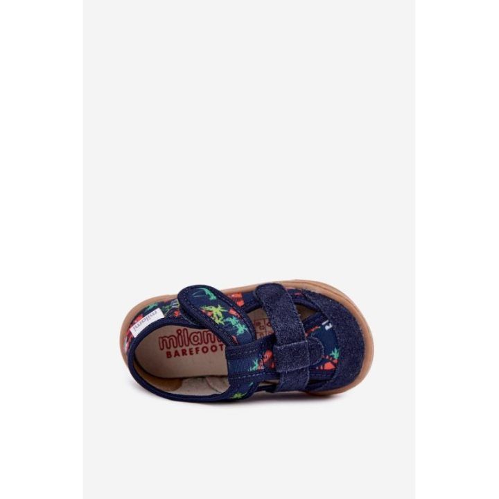 Vaikiškos barefoot šlepetės Milami, tamsiai mėlynos