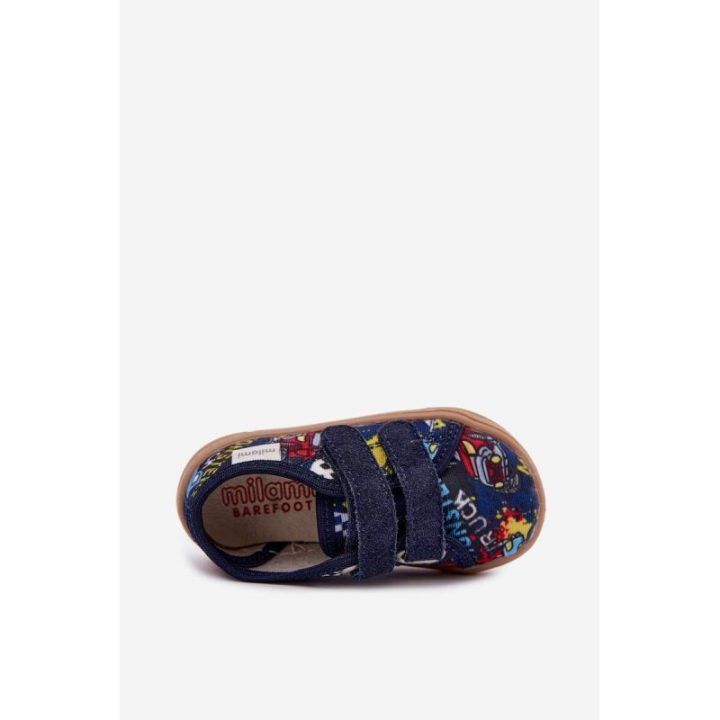 Vaikiškos barefoot šlepetės Milami, tamsiai mėlynos