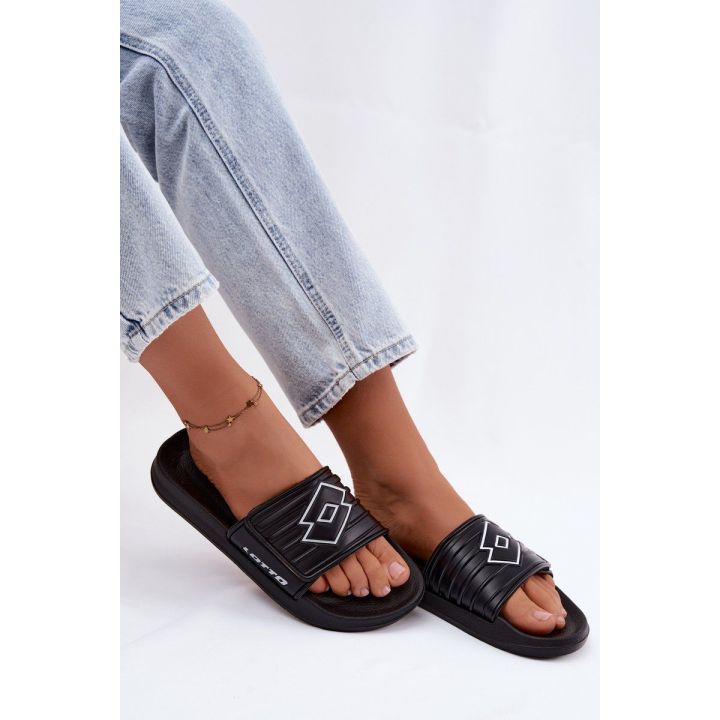 Juodos unisex šlepetės Lotto Flyde