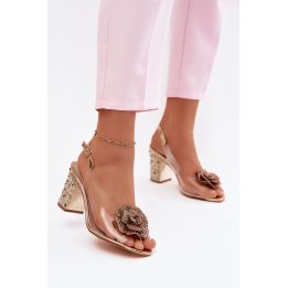 Permatomos basutės su kulnu Step in Style