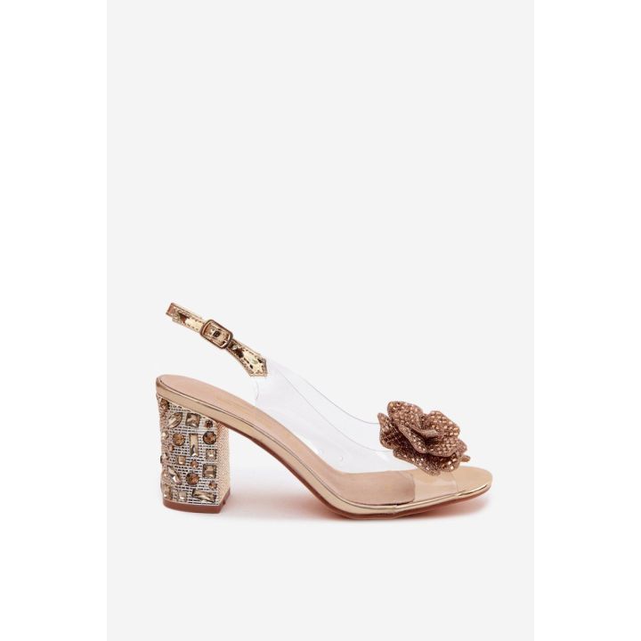 Permatomos basutės su kulnu Step in Style